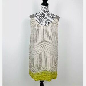 ASOS Vest Dress Ombre Drop Arm Hole Delicate Sequins Midi Party Cocktail